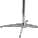 MoTak M123 36" Round Bar Height Table - Birchwood Top w/ Steel Base w/ Chrome Finish thumbnail 7