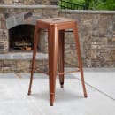 MoTak M127 Backless Bar Stool - Power Coated Steel, Copper thumbnail 7