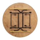 MoTak M134 60" x 30"H Round Banquet Table w/ Plywood Top - Folding thumbnail 5