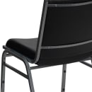 MoTak M136 Stackable Chair - Silver Steel Frame w/ Black Vinyl Back & Seat thumbnail 8