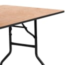 MoTak M144 Rectangular Folding Banquet Table - Plywood Tabletop, 60"W x 30"D x 30 1/4"H thumbnail 6