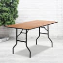 MoTak M144 Rectangular Folding Banquet Table - Plywood Tabletop, 60"W x 30"D x 30 1/4"H thumbnail 8