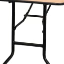MoTak M145 Rectangular Folding Banquet Table - Plywood Tabletop, 72"W x 30"D x 30 1/4"H thumbnail 6