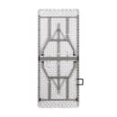 MoTak M157 Rectangular Folding Table w/ Granite White Plastic Top - Indoor/Outdoor, 72"W x 30"D x 29"H thumbnail 3