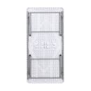 MoTak M158 59 1/4" x 29" Rectangular Kid's Folding Table - Granite White Plastic Top w/ Powder Coat Metal Legs thumbnail 3