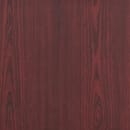 MoTak M163 72" x 30" Rectangular Folding Table w/ High Pressure Mahogany Laminate Top - Pedestal Legs thumbnail 9