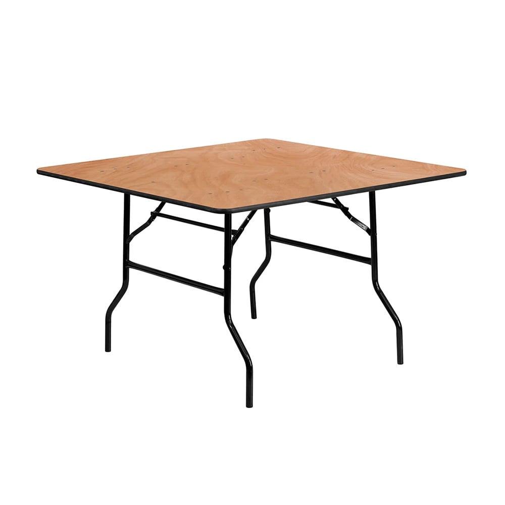 MoTak M175 48" x 30 1/8"H Square Banquet Table w/ Plywood Top - Folding