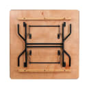 MoTak M175 48" x 30 1/8"H Square Banquet Table w/ Plywood Top - Folding thumbnail 5