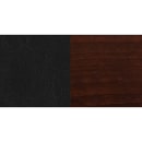 MoTak M178 Bar Stool w/ Solid Walnut Wood Back, Black Vinyl Seat thumbnail 5