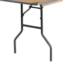 MoTak M189 Rectangular Heavy Duty Folding Banquet Table - Birchwood Tabletop, 96"W x 30"D x 30"H thumbnail 7