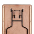 MoTak M190 Rectangular Folding Banquet Table - Hardwood Tabletop, 72"W x 36"D x 30"H thumbnail 5