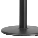 MoTak M191 Black Powder Coated Cast Iron Table Base - 30"H Dining Height, For 24-30" Round/Square Table Tops thumbnail 2