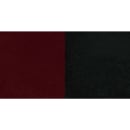 MoTak M203 Restaurant Chair w/ Coffee Cutout - Black Powder Coated Steel Frame w/ Burgundy Vinyl Seat thumbnail 6