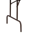 MoTak M208 96" x 30" Rectangular Folding Table - Mahogany Melamine Laminate Top w/ Pedestal Legs thumbnail 7