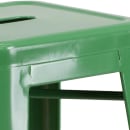 MoTak M210 Backless Bar Stool - Power Coated Steel, Green thumbnail 7