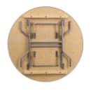 MoTak M235 48" x 30"H Round Banquet Table w/ Birchwood Top - Folding thumbnail 4