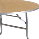 MoTak M235 48" x 30"H Round Banquet Table w/ Birchwood Top - Folding thumbnail 6
