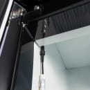 MoTak MFM-2D 53 1/5" Two Section Display Freezer w/ Swing Doors - Bottom Mount Compressor, Black, 115v thumbnail 9