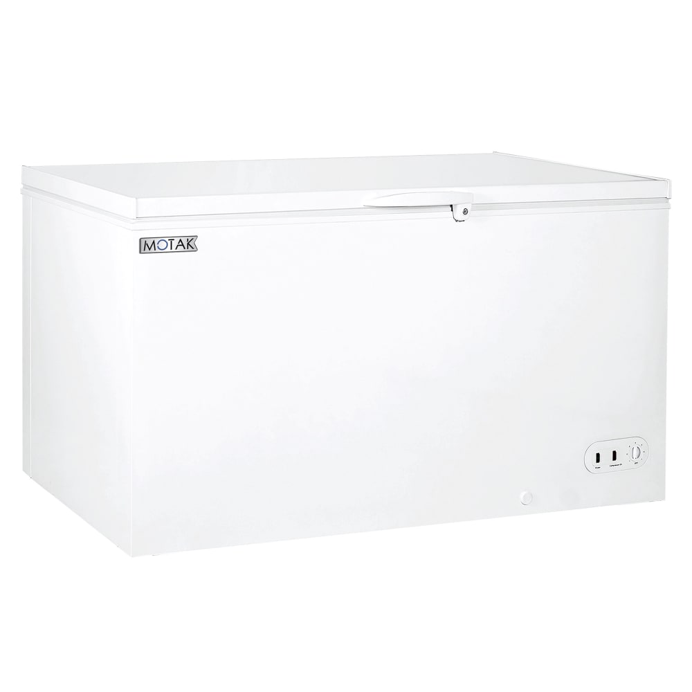 MoTak MHCF-1 43 15/16" Mobile Chest Freezer w/ (1) Basket - White, 115v