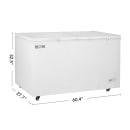MoTak MHCF-3 60 7/16" Mobile Chest Freezer w/ (2) Baskets - White, 115v thumbnail 2