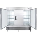 MoTak MRIR-3D 80 9/10" Three Section Reach In Refrigerator, (3) Left/Right/Right Hinge Solid Doors, 115v thumbnail 5