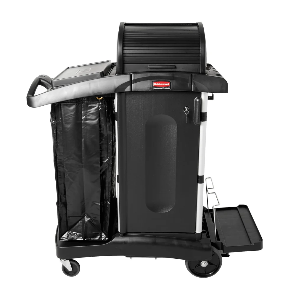 Rubbermaid Commercial Products Executive Series Janitor Cart, High Security thumbnail 4