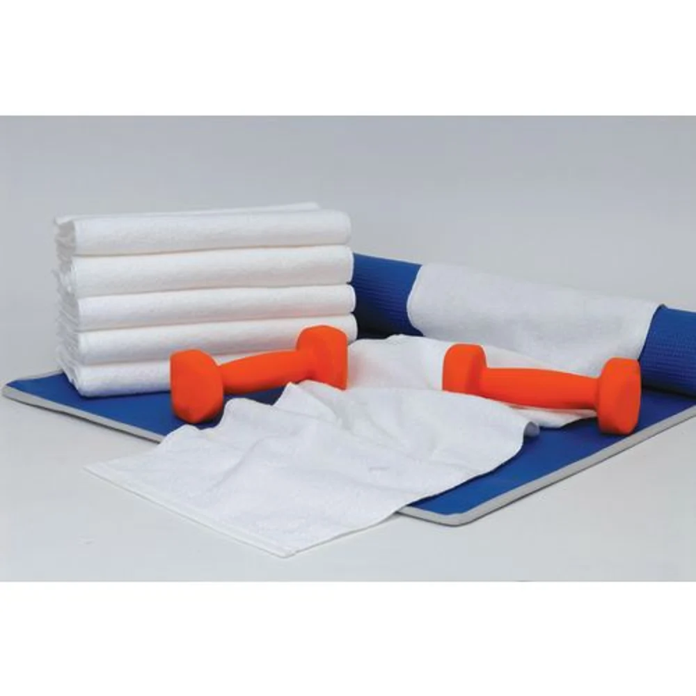 Fitness by 1888 Mills Exercise Towel, 13" x 44", 4.1 Lbs/Dz  White