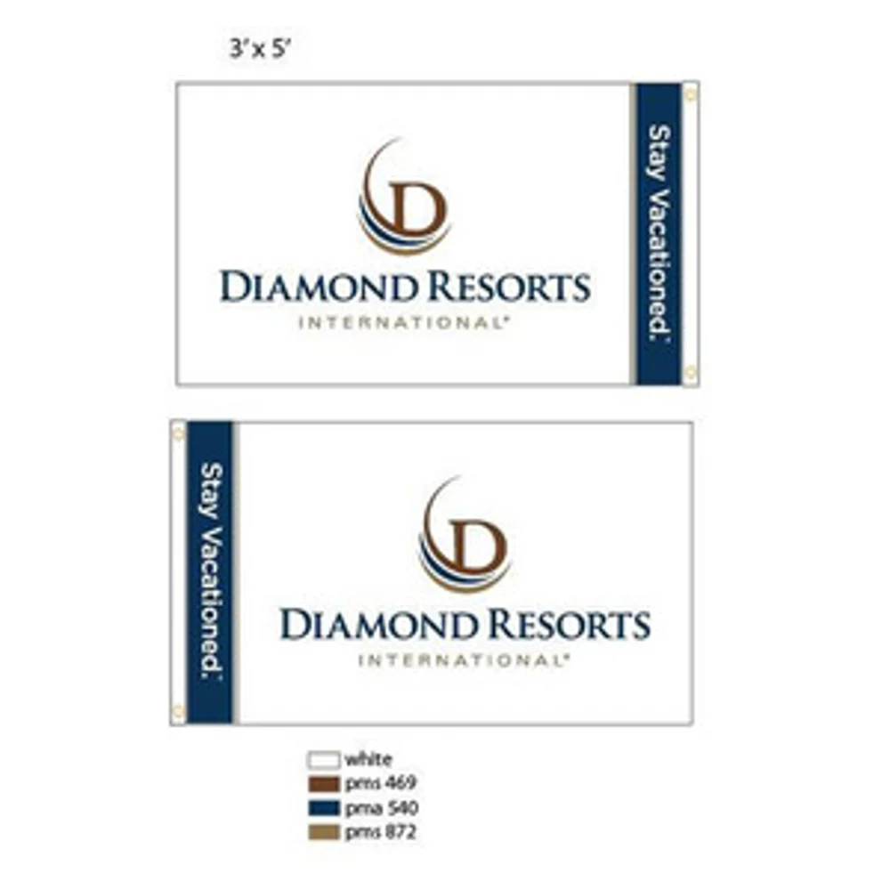 Annin & Company Outdoor Diamond Resorts International Flag, 3' x 5'