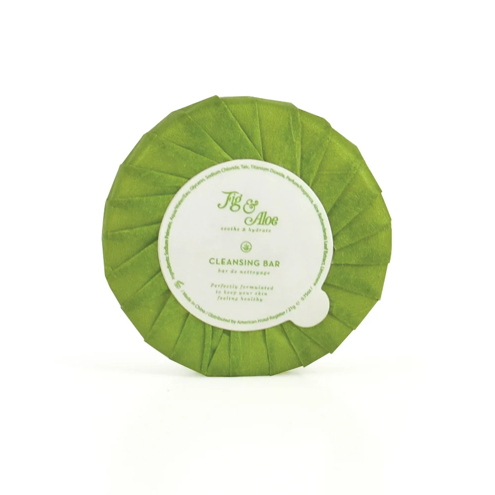 Fig & Aloe Bar Soap 0.75 Oz. Pleat Wrap, 300/Cs