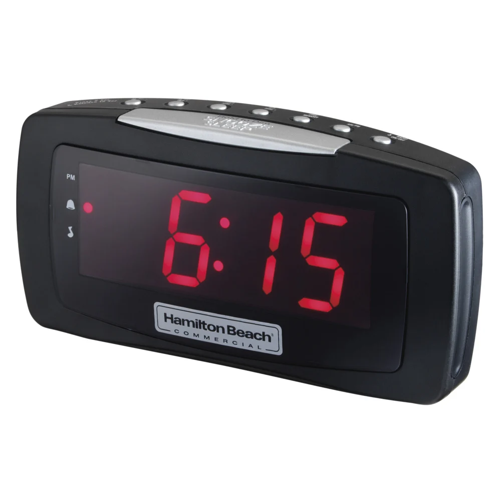Hamilton Beach Digital Clock Radio, Black