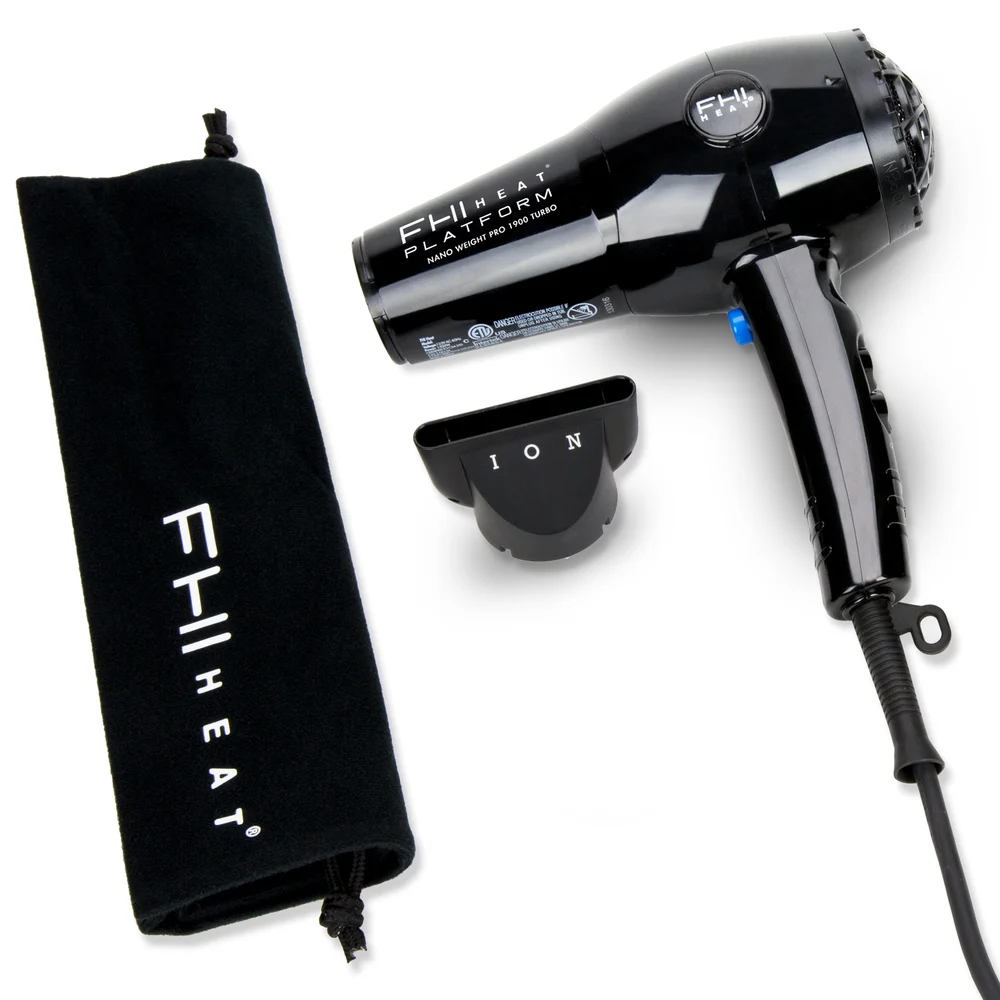 FHI Heat 1500 Watt Full-Size Hair Dryer, Hand Held, Black thumbnail 3