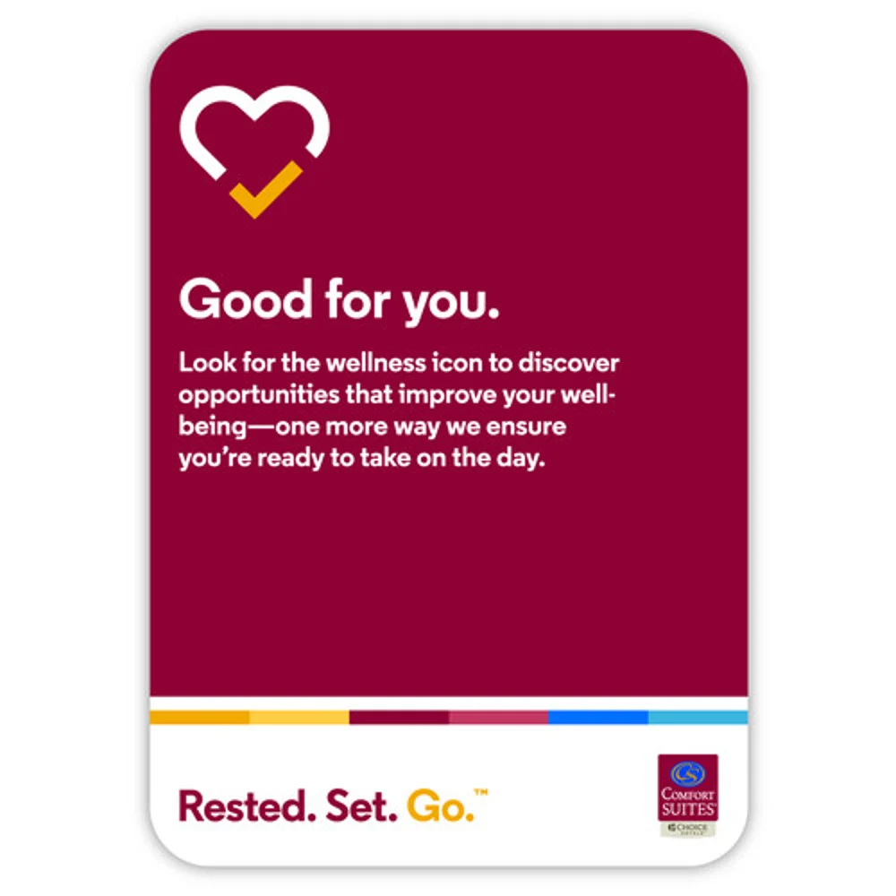 Pillow Card, Comfort Suites, 5" x 7", 100/Pack