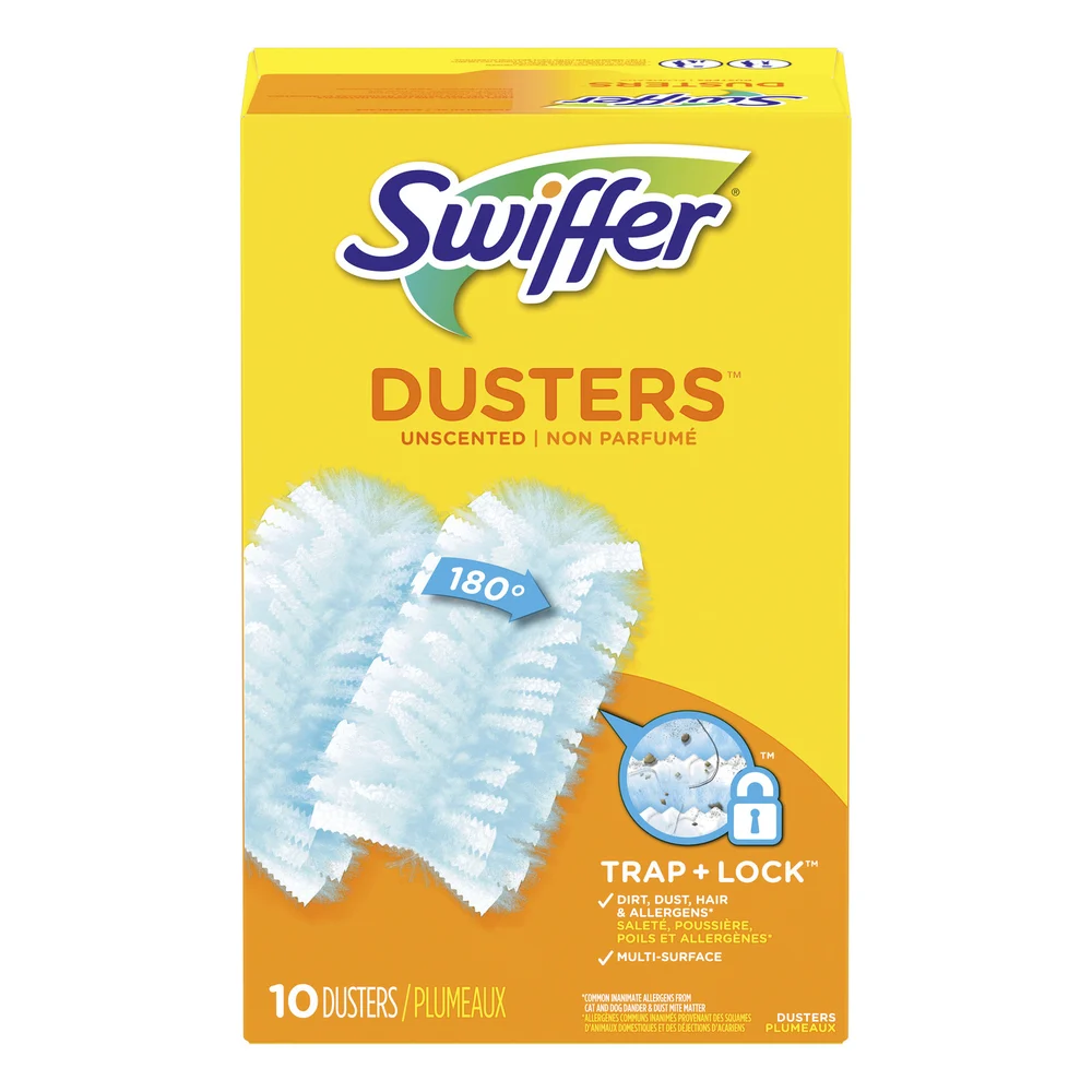 Swiffer Dusters Refill, Unscented, 10/Box, 4 Box/Case