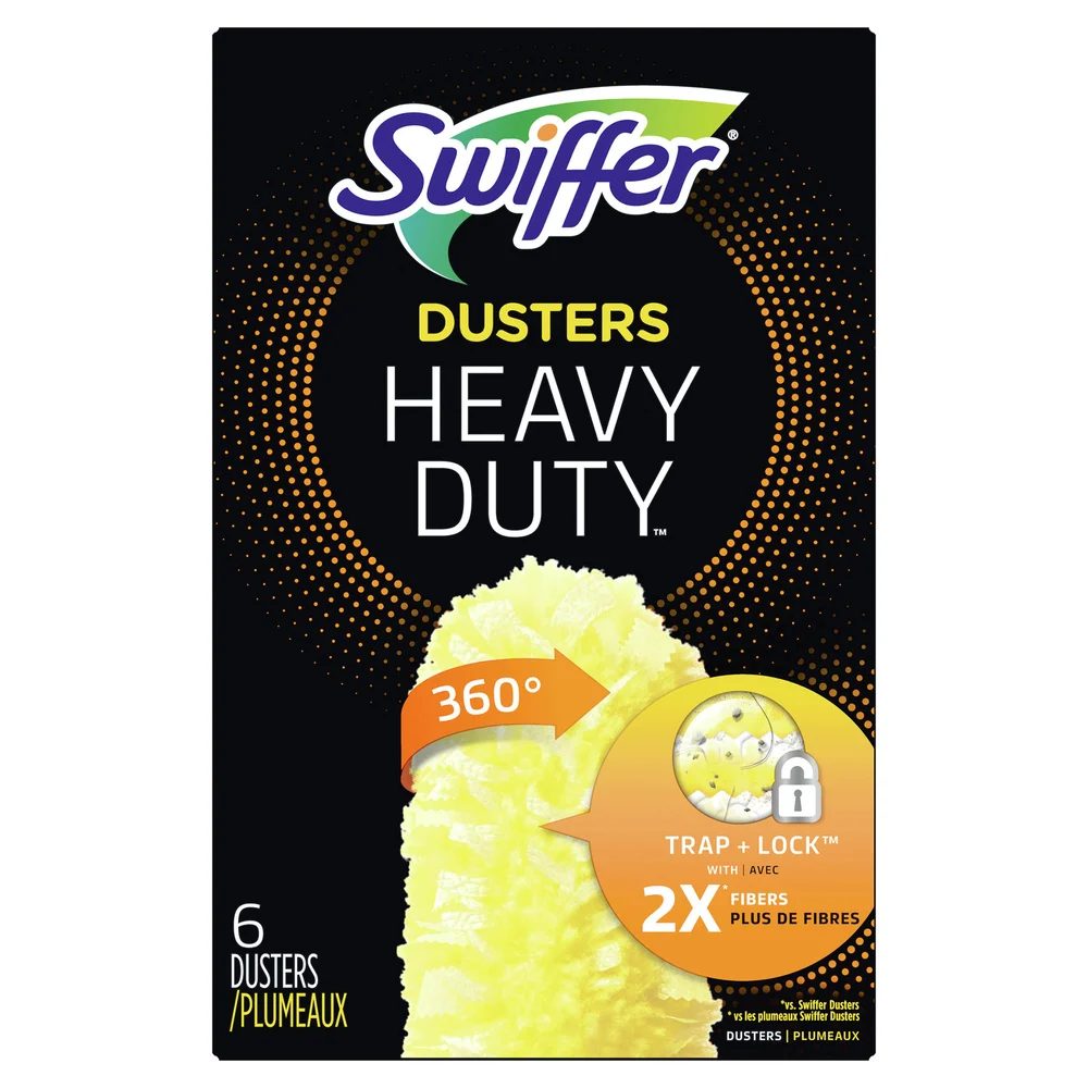 Swiffer Heavy Duty Dusters Refill, Yellow, 6/Box, 4 Box/Case thumbnail 2