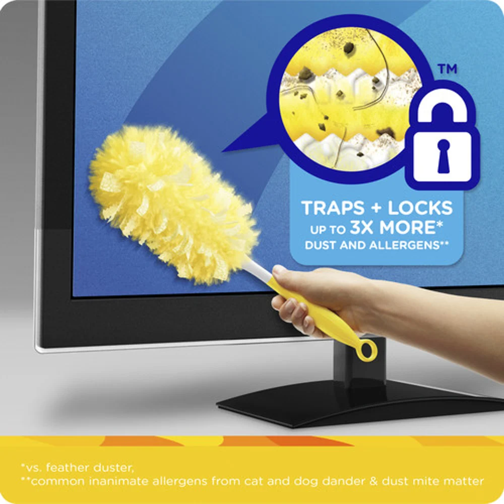 Swiffer Heavy Duty Dusters Refill, Yellow, 6/Box, 4 Box/Case thumbnail 4