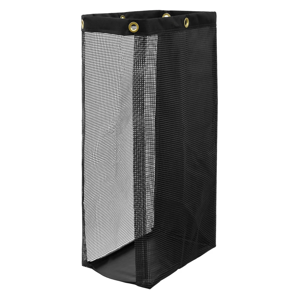 Rubbermaid Commercial Products, Executive Series Side Load Mesh Linen Bag, Black