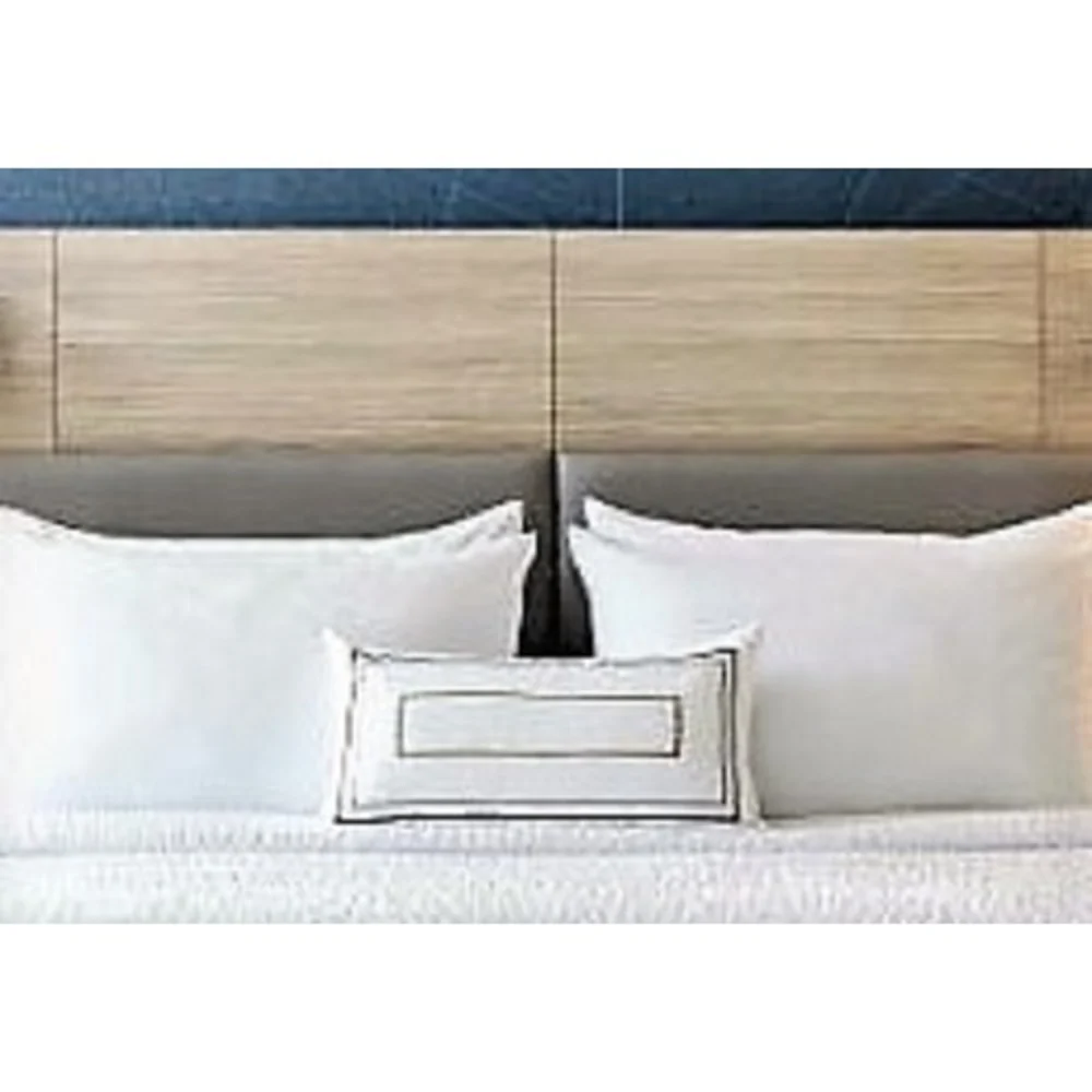 Embroidered Decorative Accent Pillow Cover, 12" x 22"