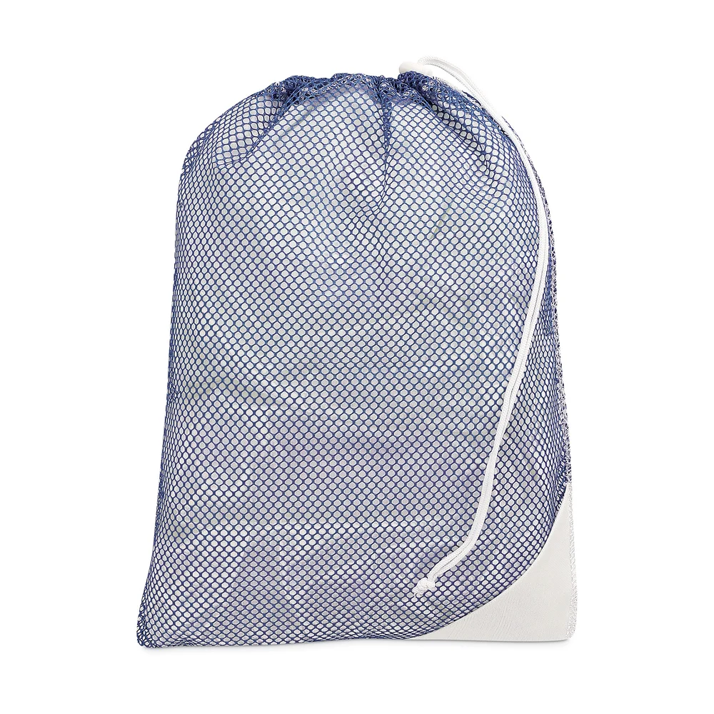 Registry Mesh Laundry Bag, 15" x 20", Blue, 6 Per Pack