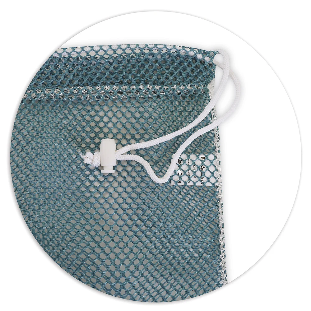 Registry Mesh Laundry Bag, 15" x 20", Blue, 6 Per Pack thumbnail 3