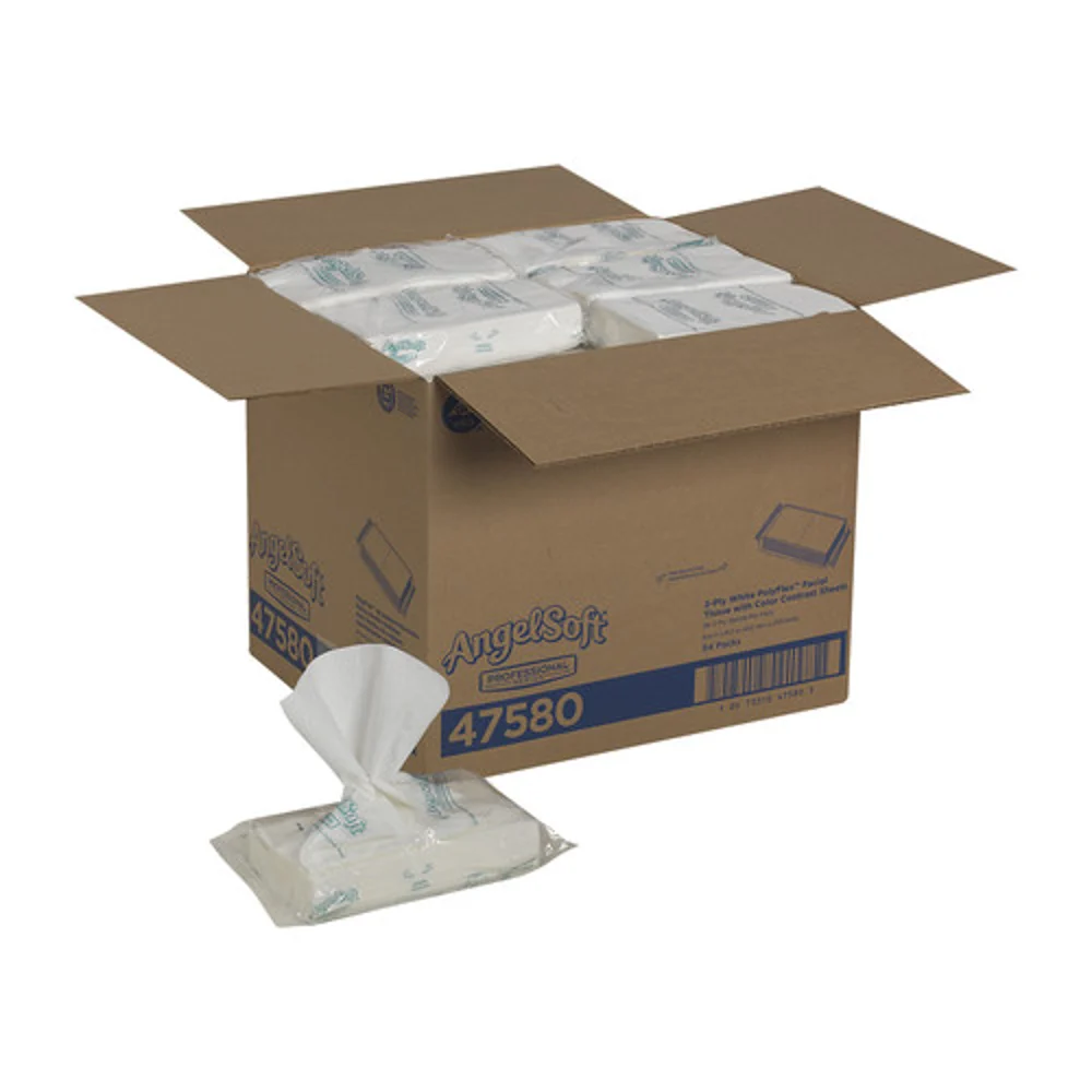 Angel Soft Professional Series® Polyflex™ 2-Ply Facial Tissue By GP Pro, 54 Packs Per Box thumbnail 5
