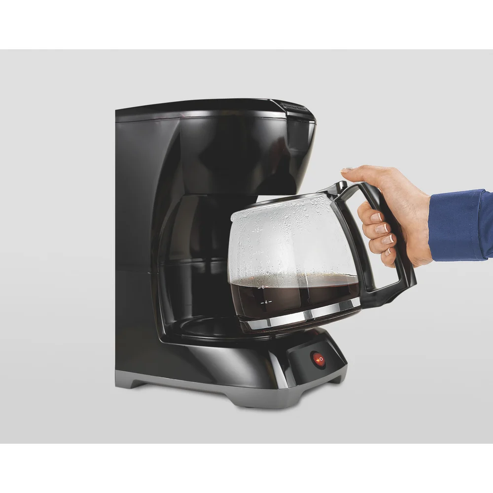 Hamilton Beach Coffeemaker, 12-cup with Glass Carafe, Black thumbnail 2