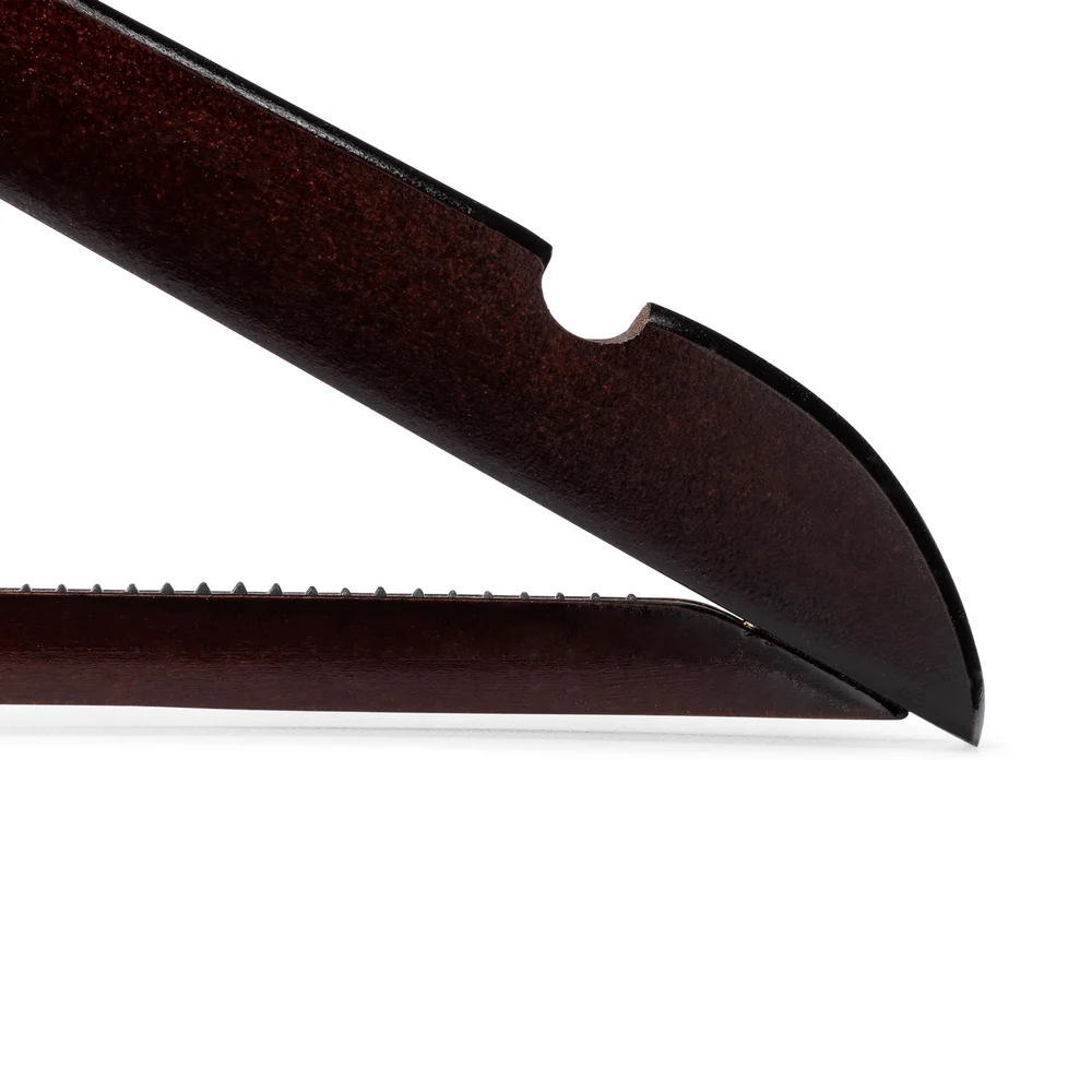 Registry Wooden Non Slip Hanger, 17", Mahogany thumbnail 2