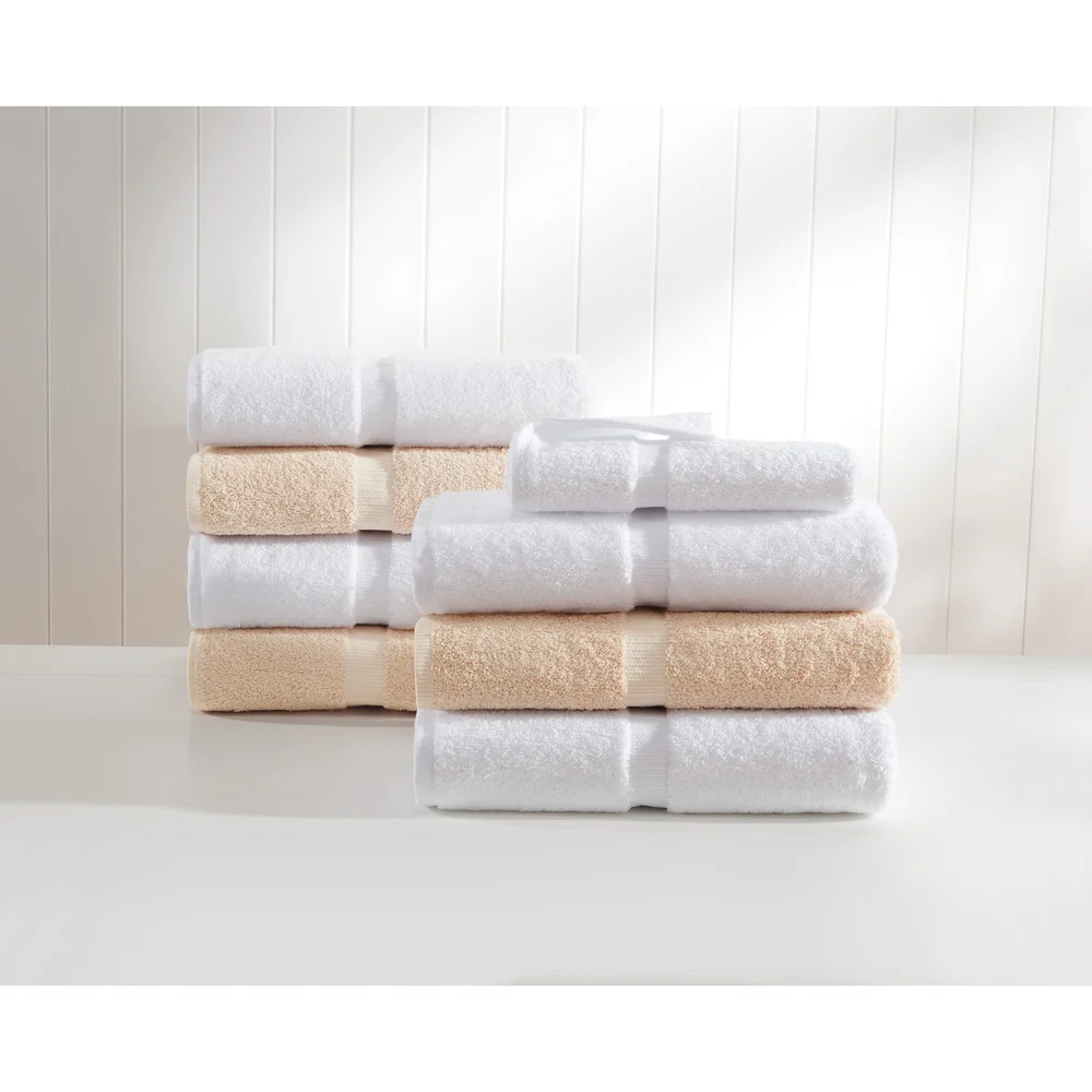 1888 Mills Rapture Dobby Border Hemmed Wash Cloth, 13"x13", 1.75 Lbs/Dz White thumbnail 4