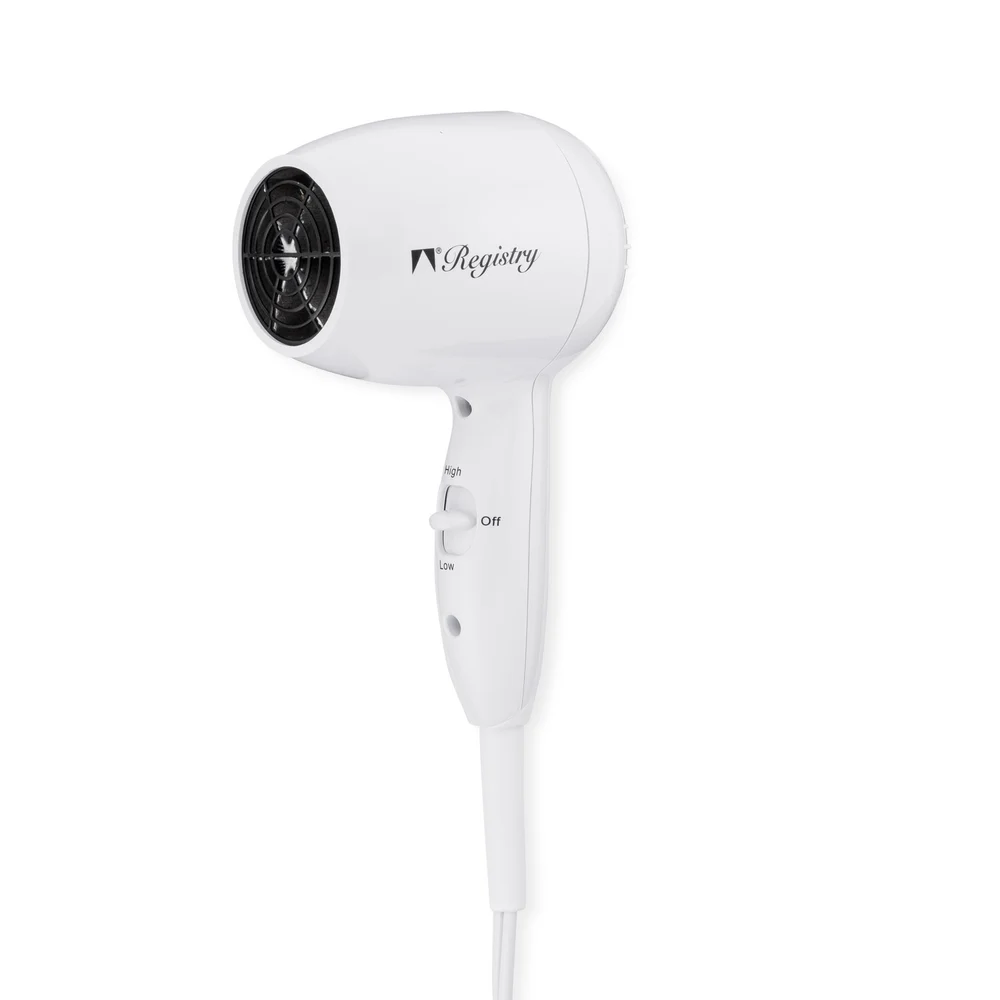 Registry Wall Mount Hair Dryer, White, 1600 Watts thumbnail 3