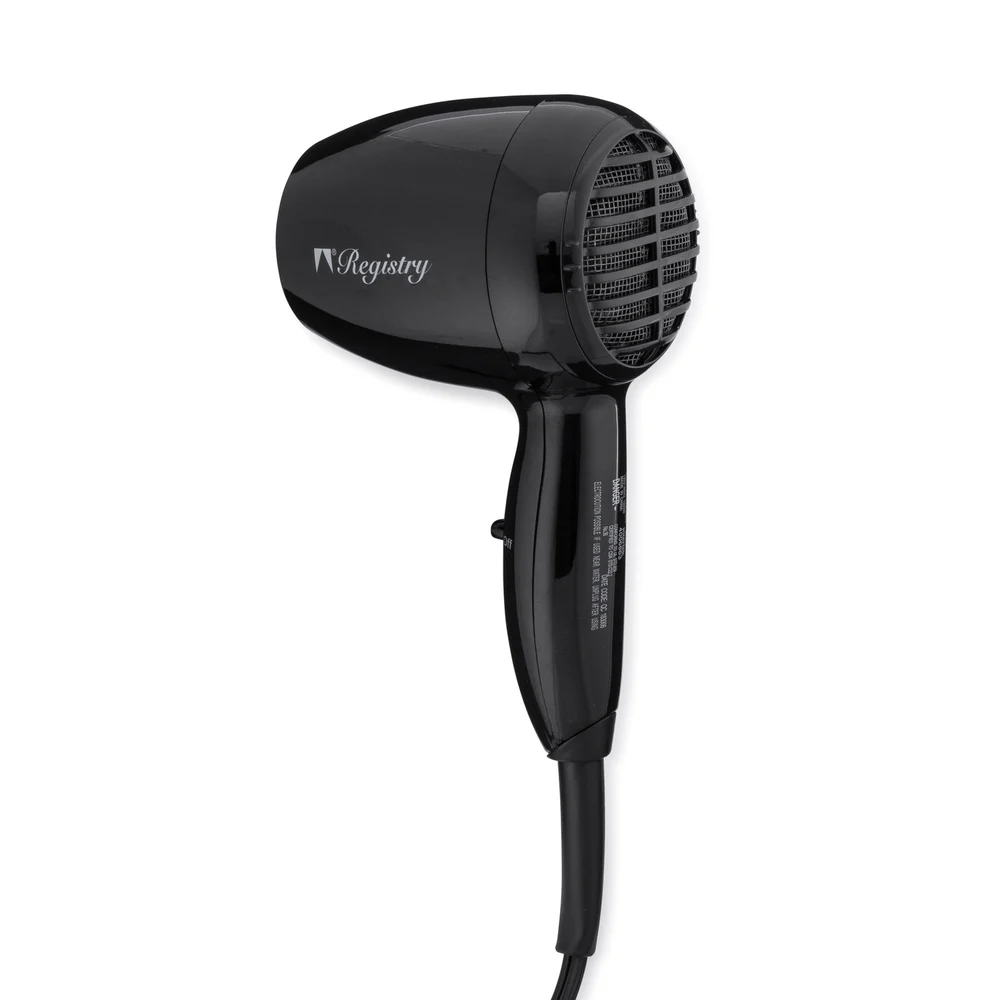 Registry 1600-Watt Handheld Hair Dryer, Black thumbnail 3