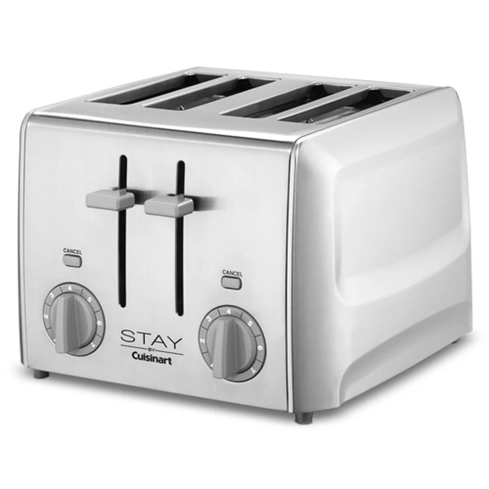 STAY by Cuisinart® 4-Slice Toaster, Brushed Stainless Finish