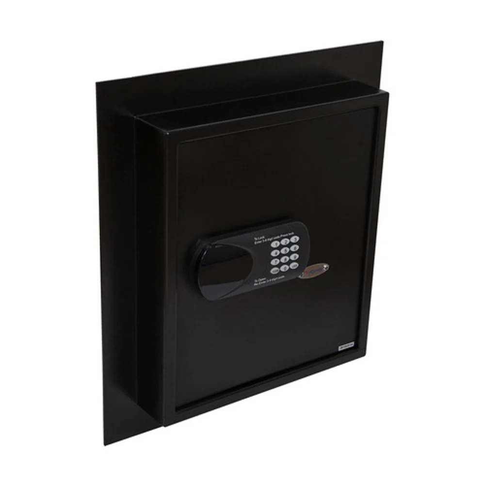 Registry Built-In Wall Safe, Black