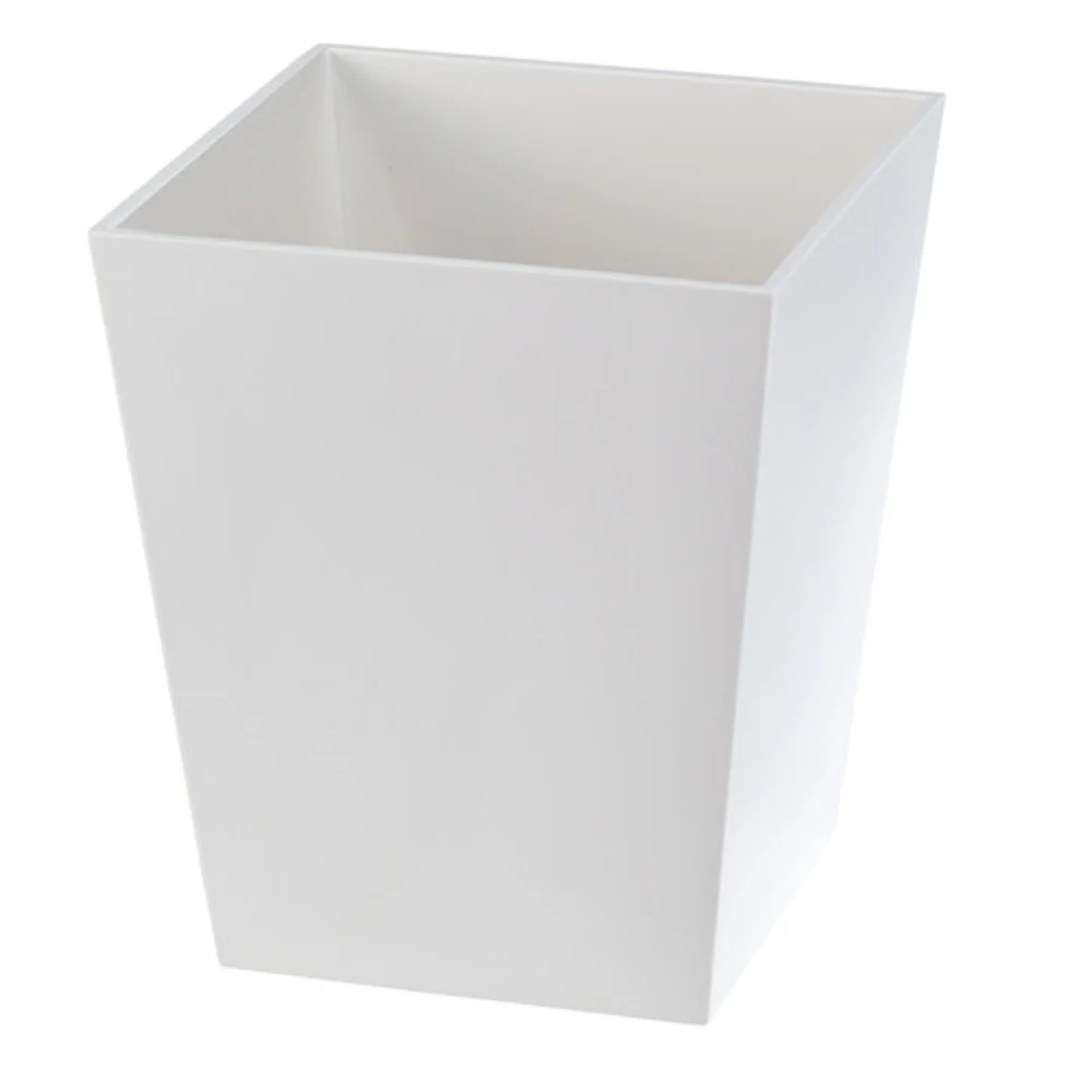 Spa White Wastebasket, 6 Qt.