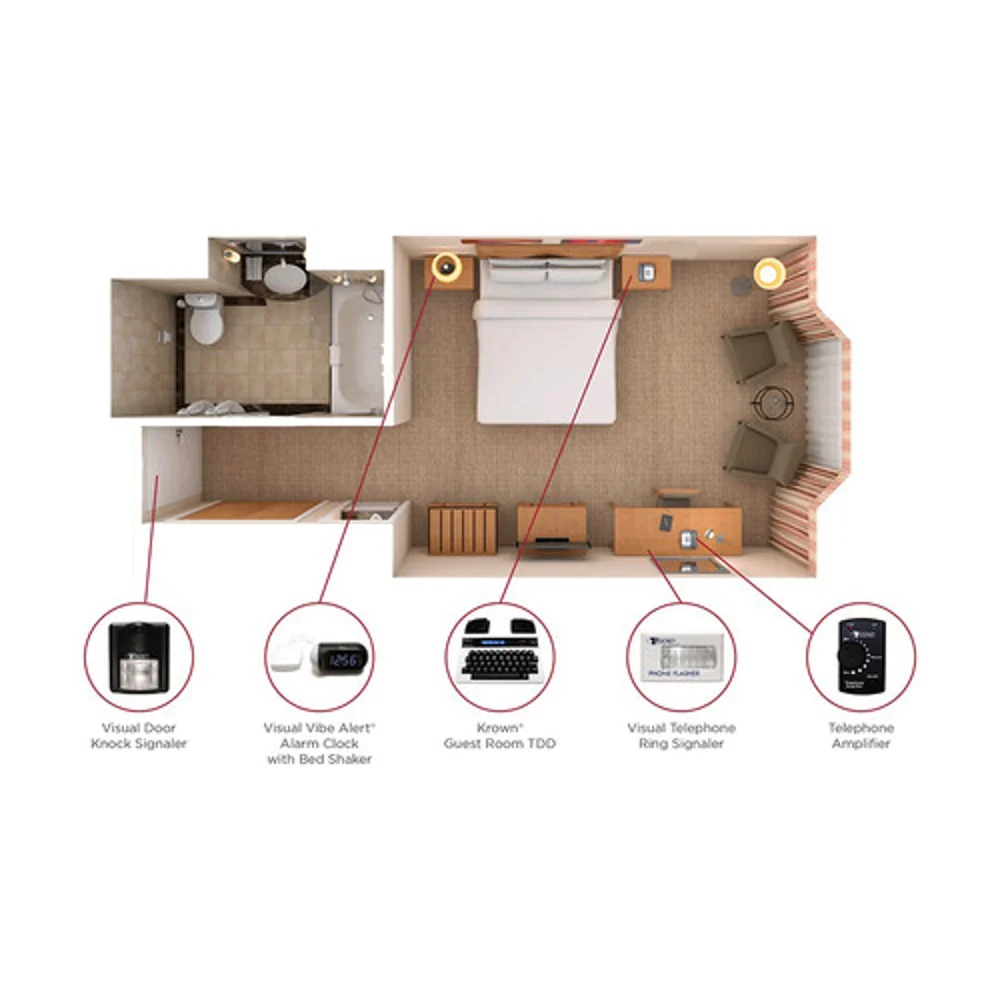 Compu-TTY ADA Compliance Economy Hotel Kit thumbnail 2