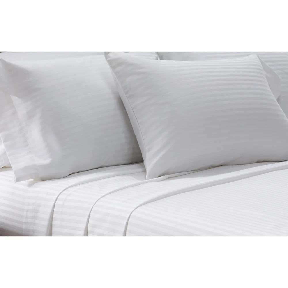 Registry Tone on Tone Stripe 250 Thread Count 60% Cotton/40% Polyester Duvet Cover, Queen, 94" W x 94" L thumbnail 2